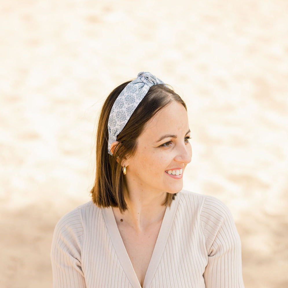 Diadema mujer caqui rombo