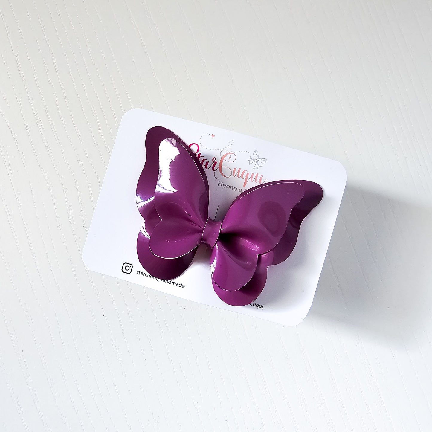 Mariposa charol purpura