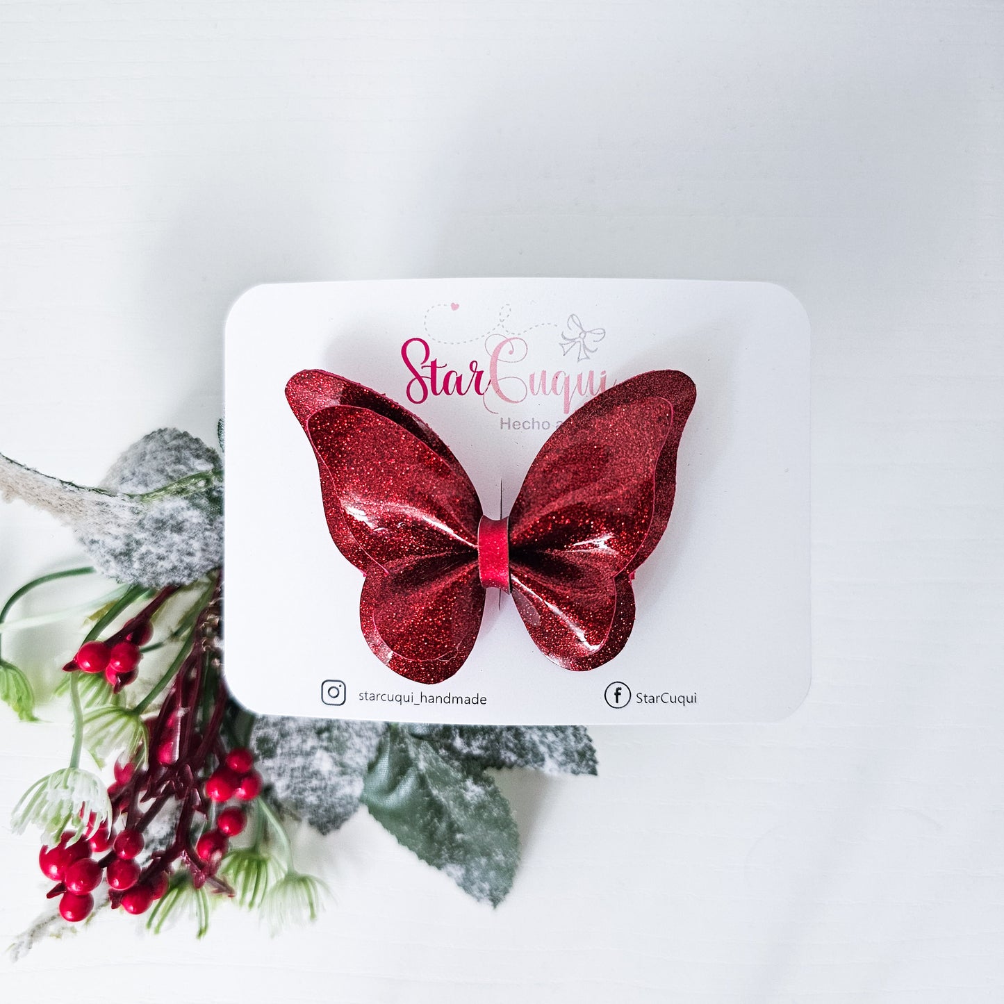 Mariposa Prosperidad rojo