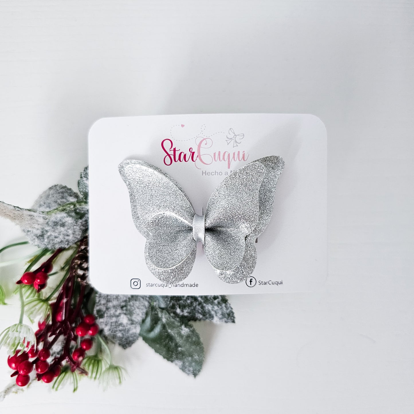 Mariposa Prosperidad plata