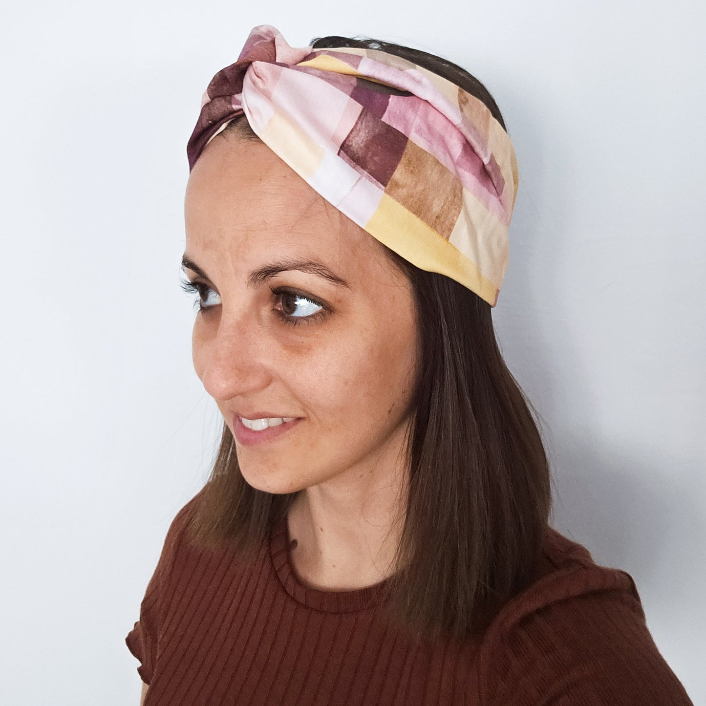 Bandana mujer cuadros