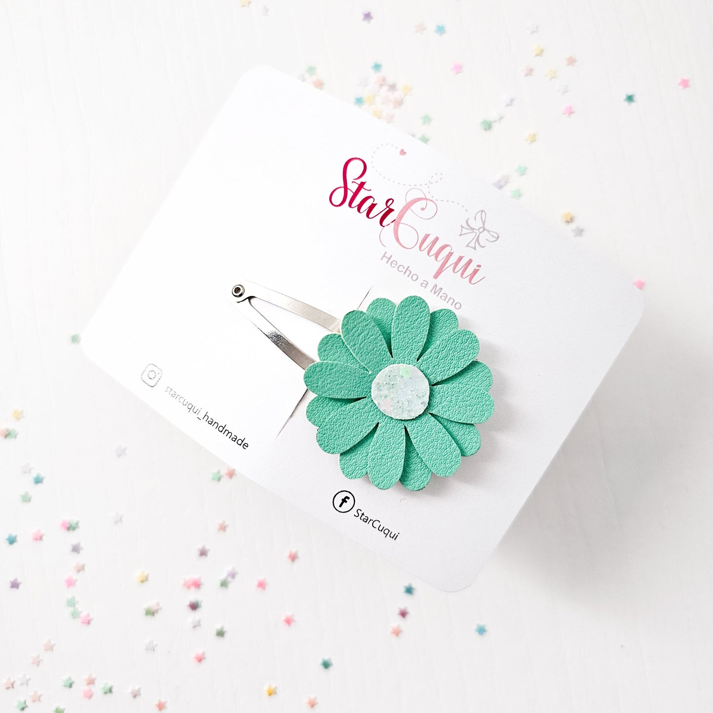 Clip Flor menta