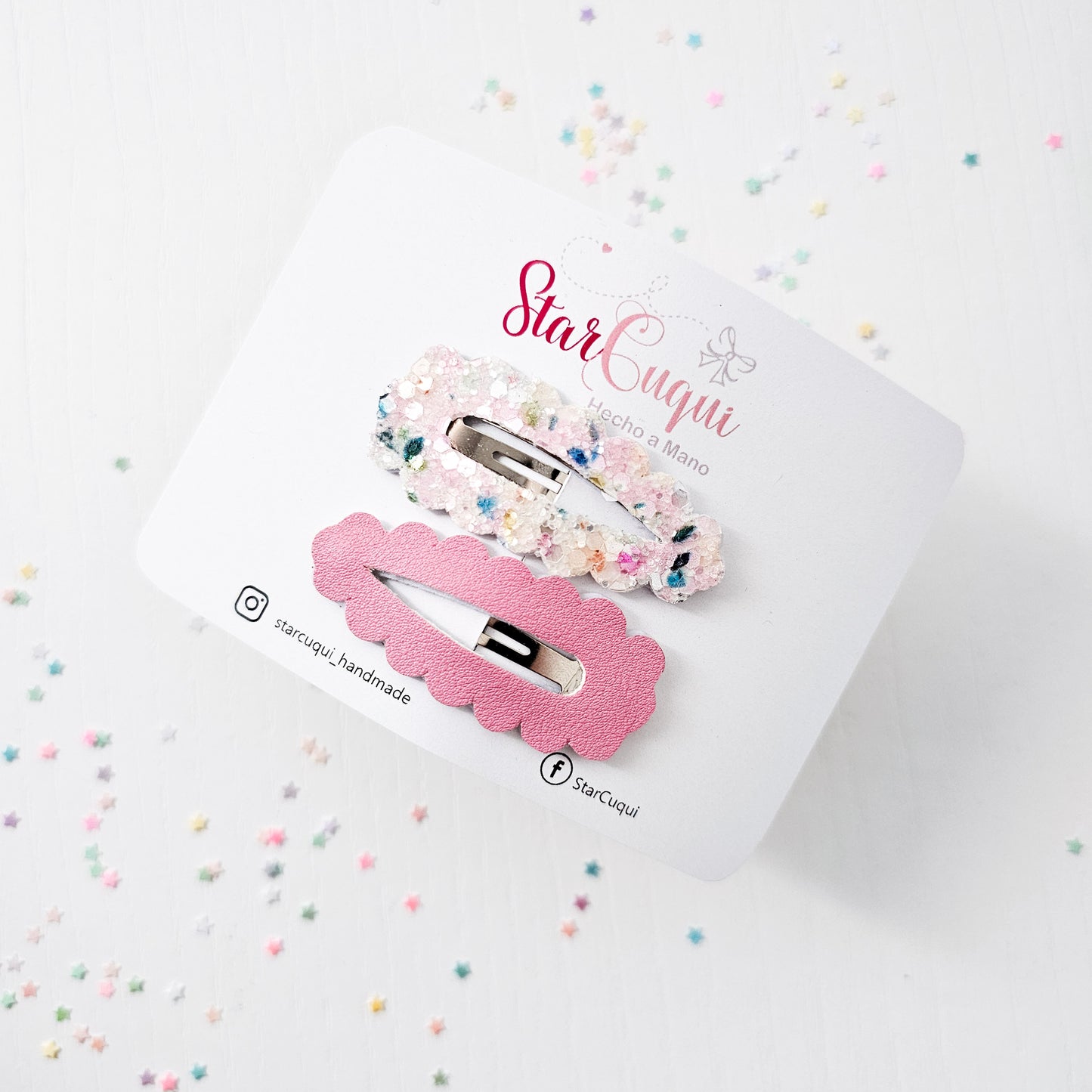PACK Clip Primavera rosa