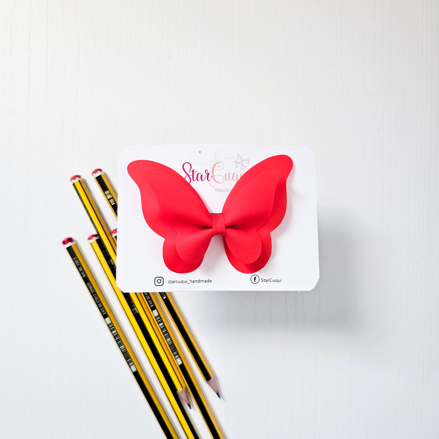 Mariposa WATER rojo VC