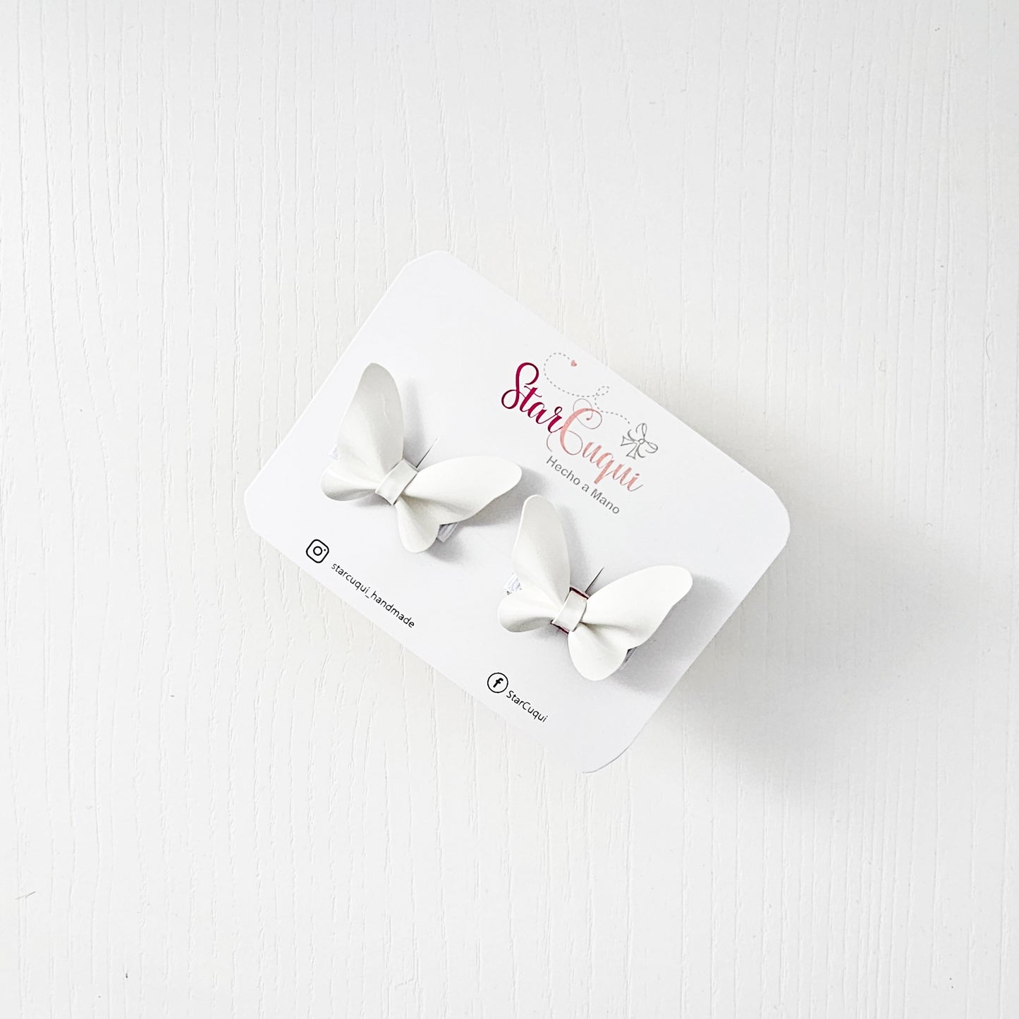 PACK Mariposa Charol blanco