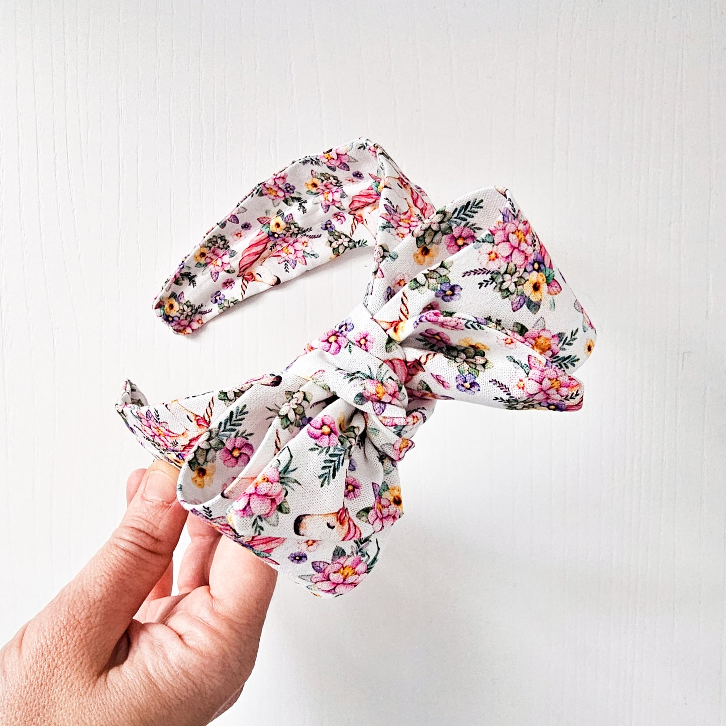Diadema Tela unicornio