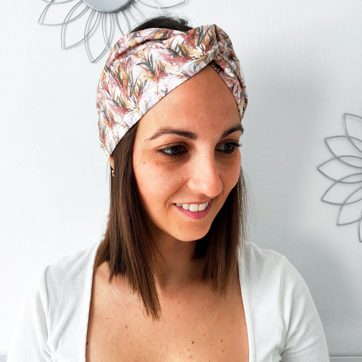 Bandana mujer hojas