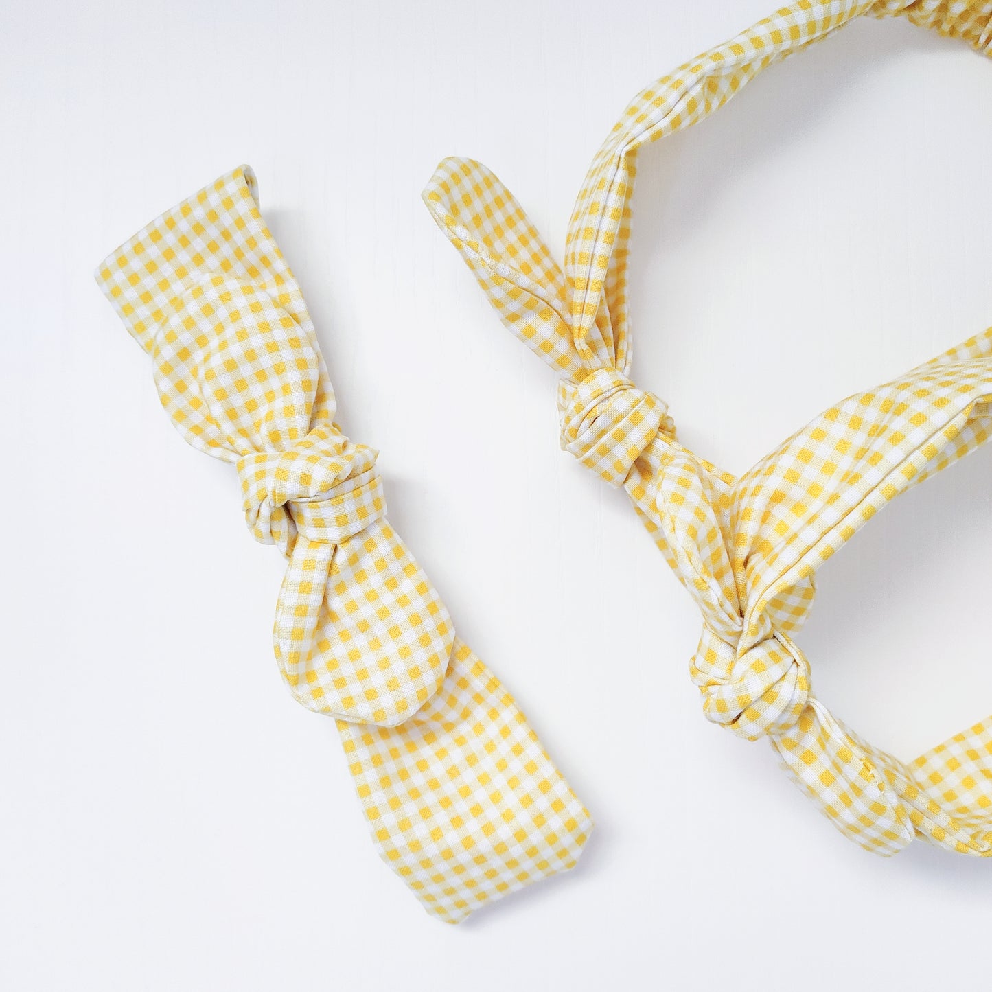 Bandana vichy amarillo