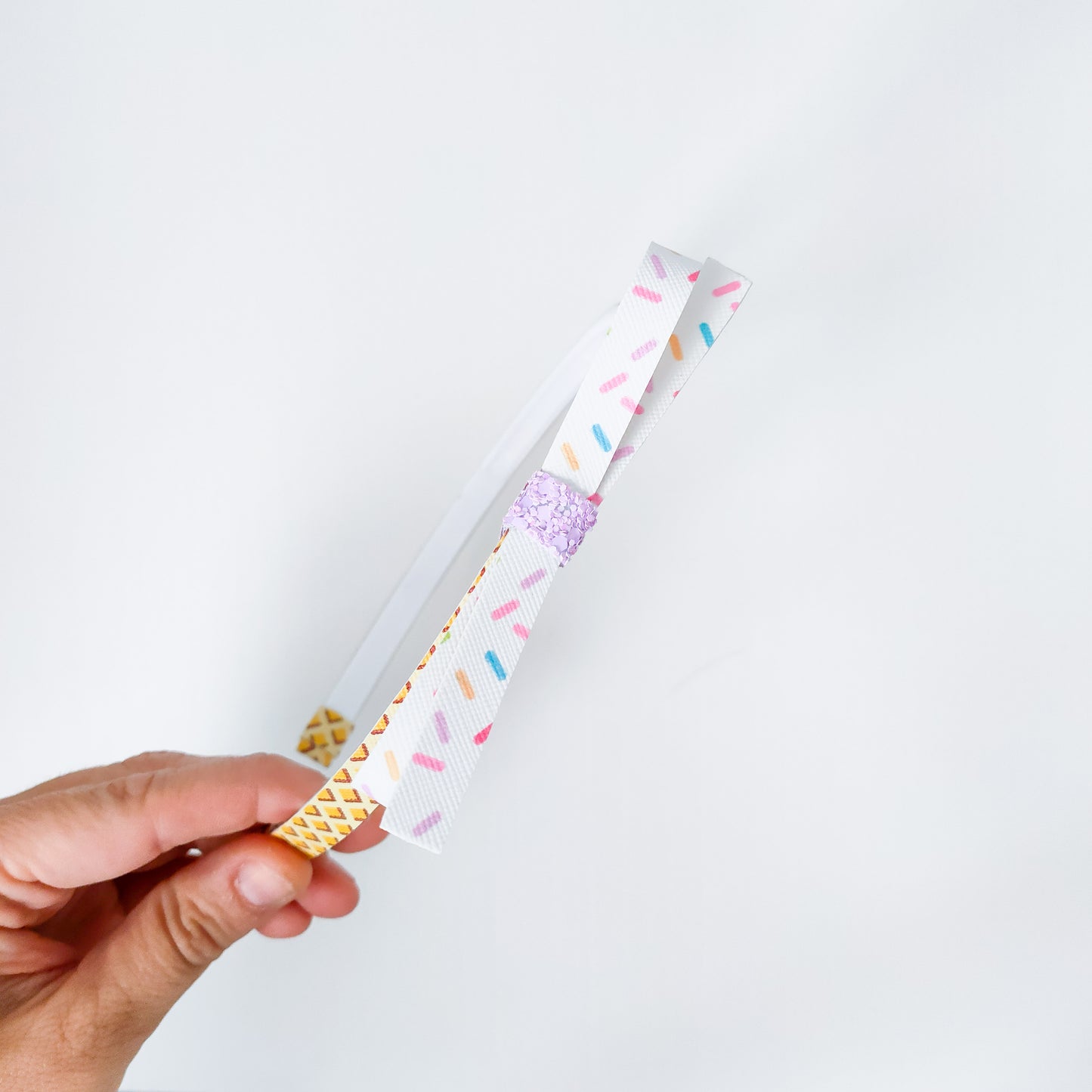 Helado malva diadema