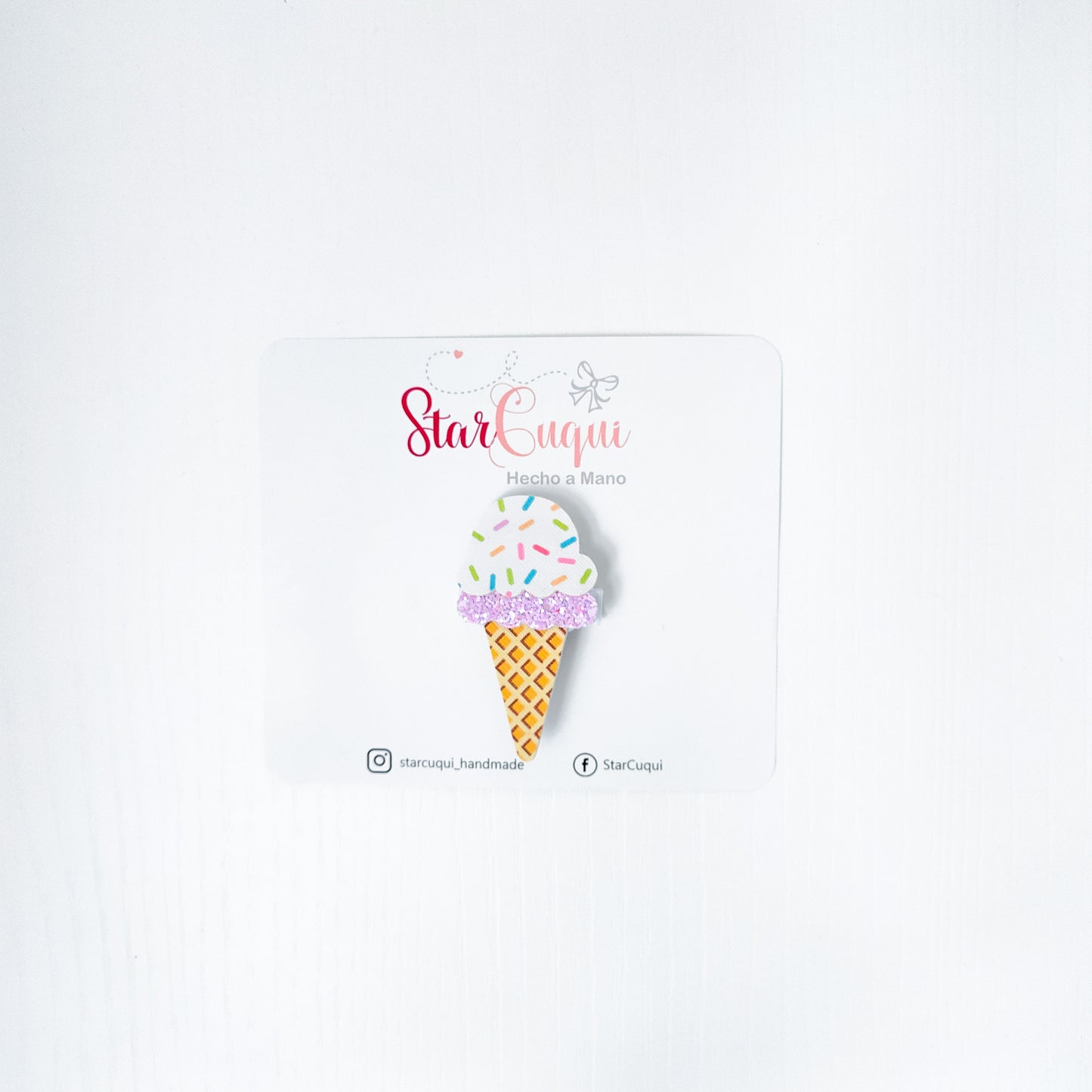 Helado malva