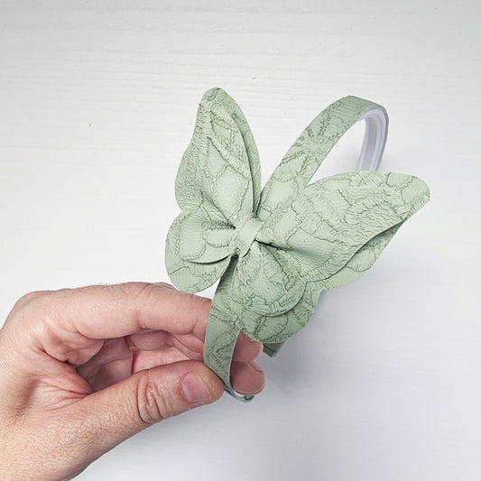 Diadema Mariposa ALAS DE ENSUEÑO verde