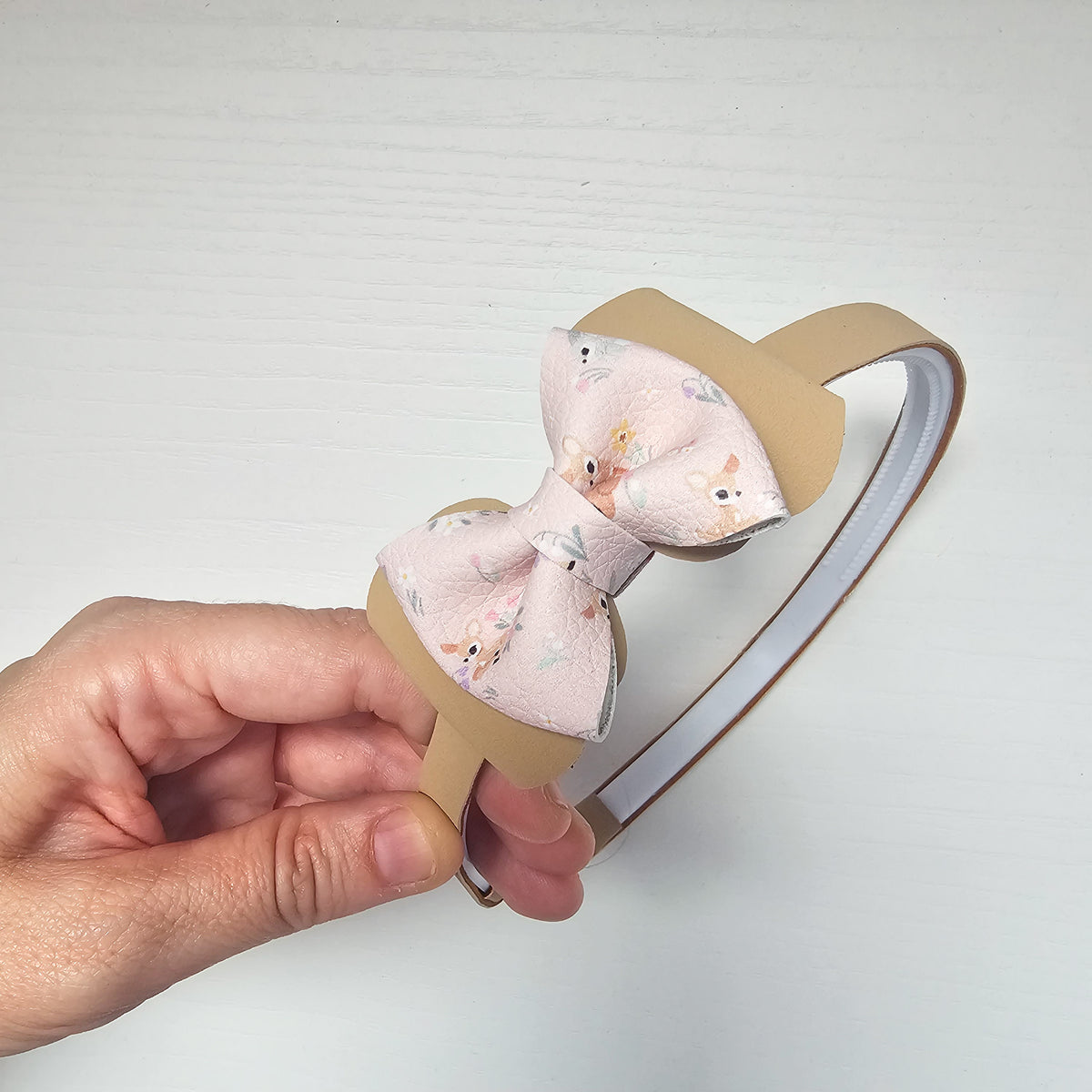 Diadema BOSQUE DE NUEZ camel