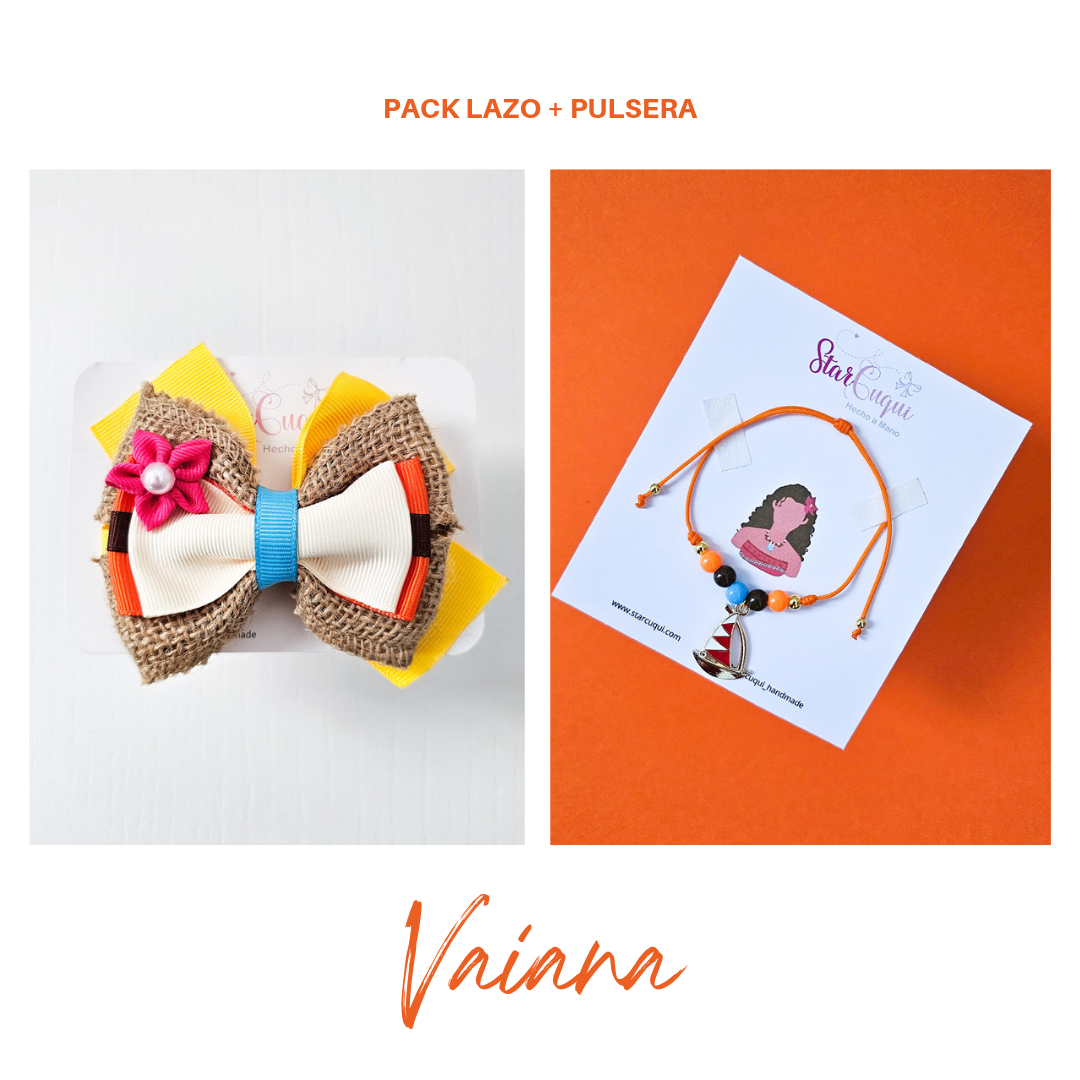 Pack VAIANA lazo+pulsera