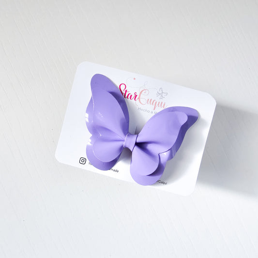 Mariposa charol violeta