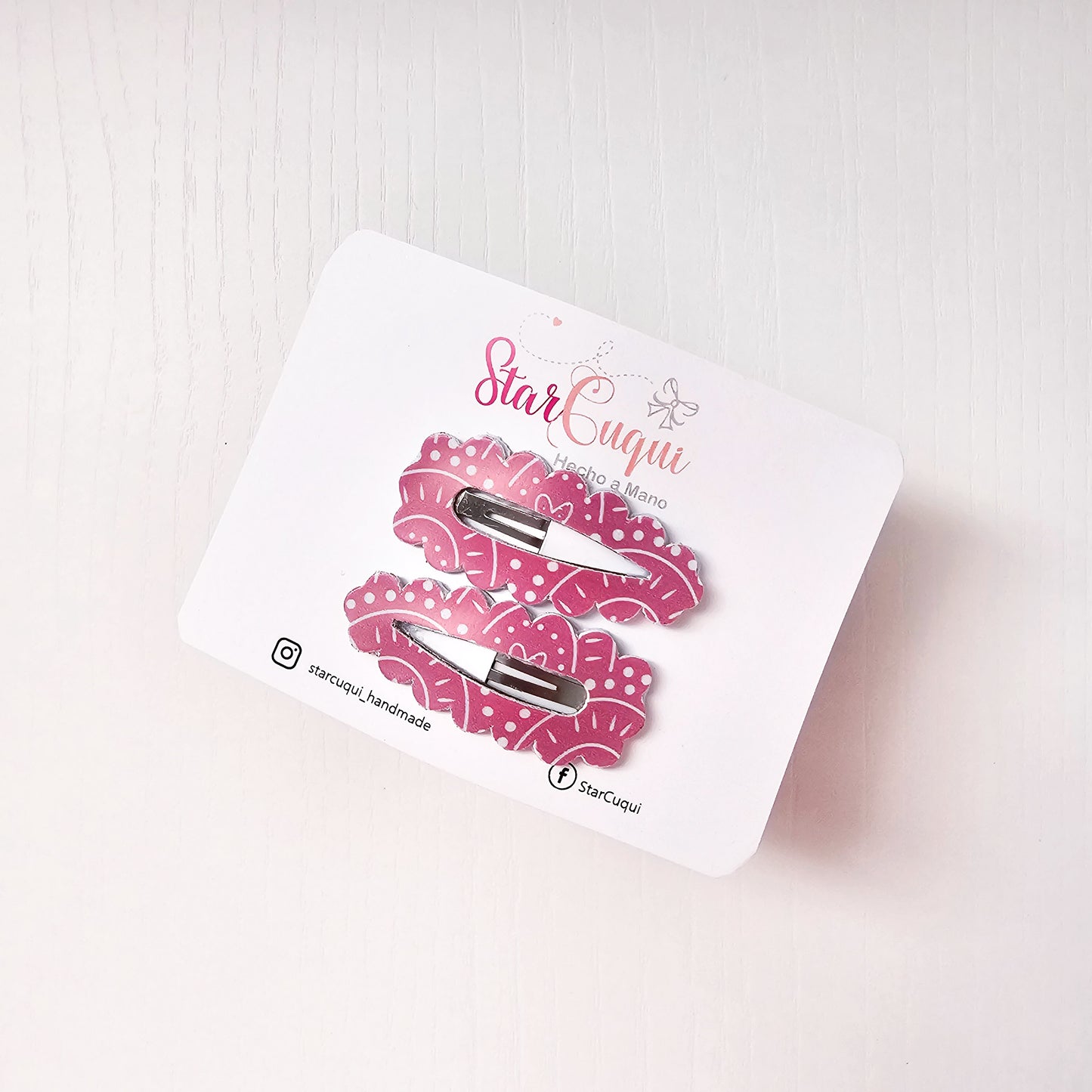 PACK Clip Amor rosa quemado