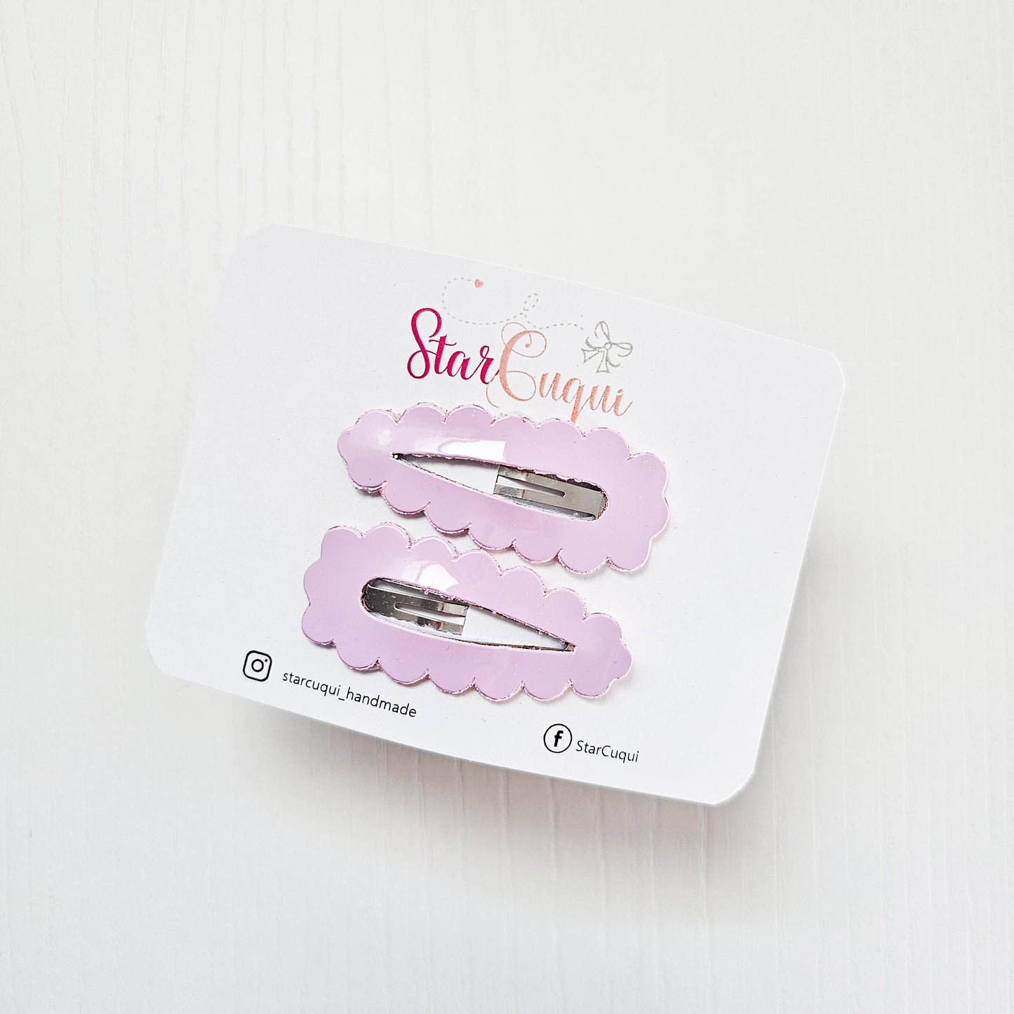 PACK Clip Alas de hada malva