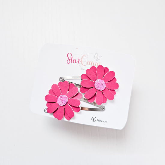 Pack clip Flor de hada rosa