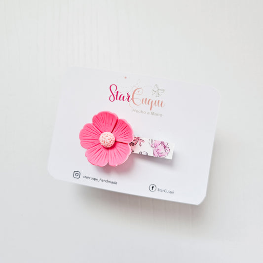 Pinza Pétalos de ensueño fucsia