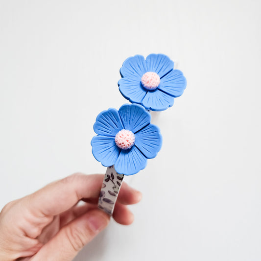 Diadema Pétalos de ensueño azul