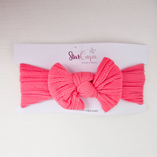 Diadema LAZO Rosa frances