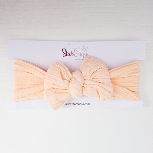 Diadema LAZO Melocotón