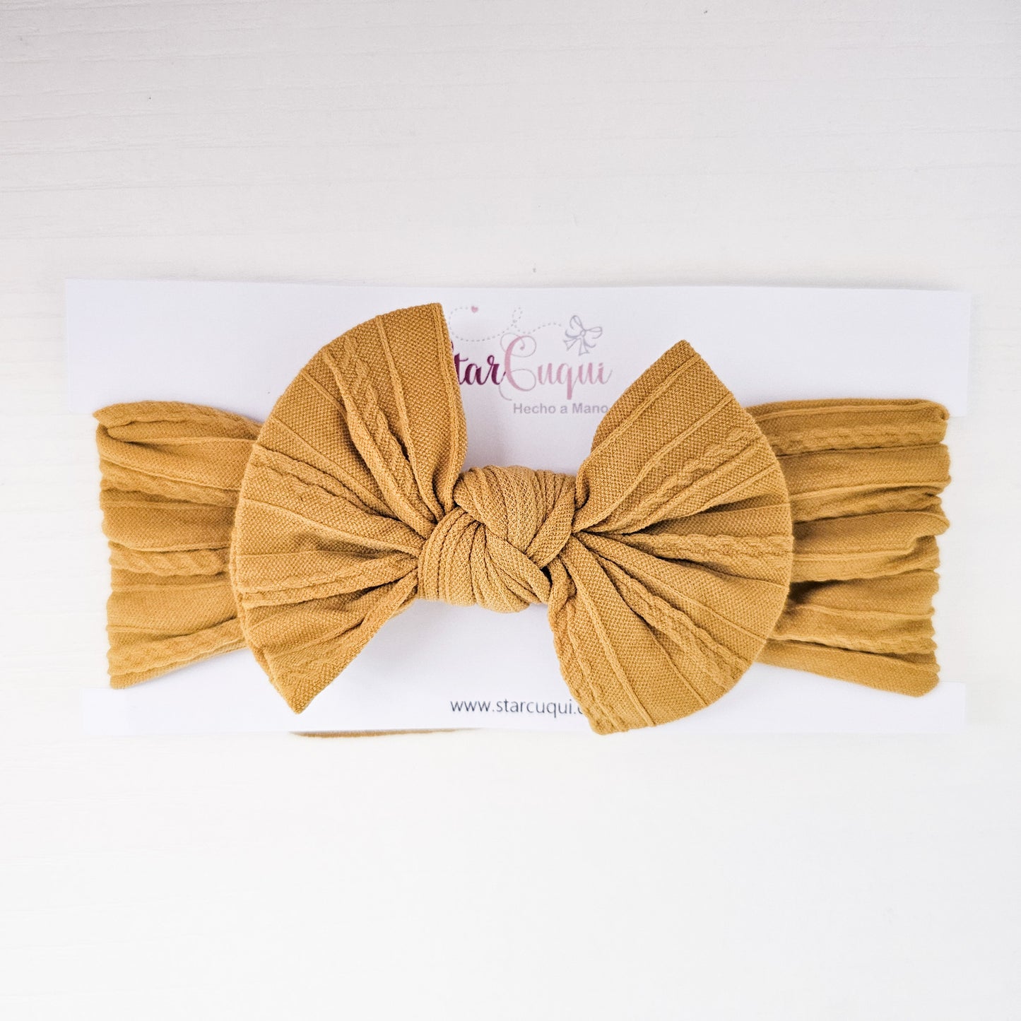 Diadema LAZO Ocre