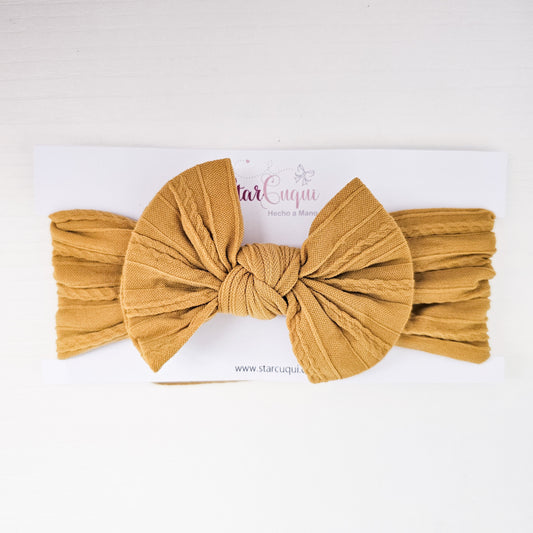 Diadema LAZO Ocre