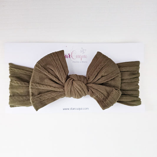Diadema LAZO Musgo