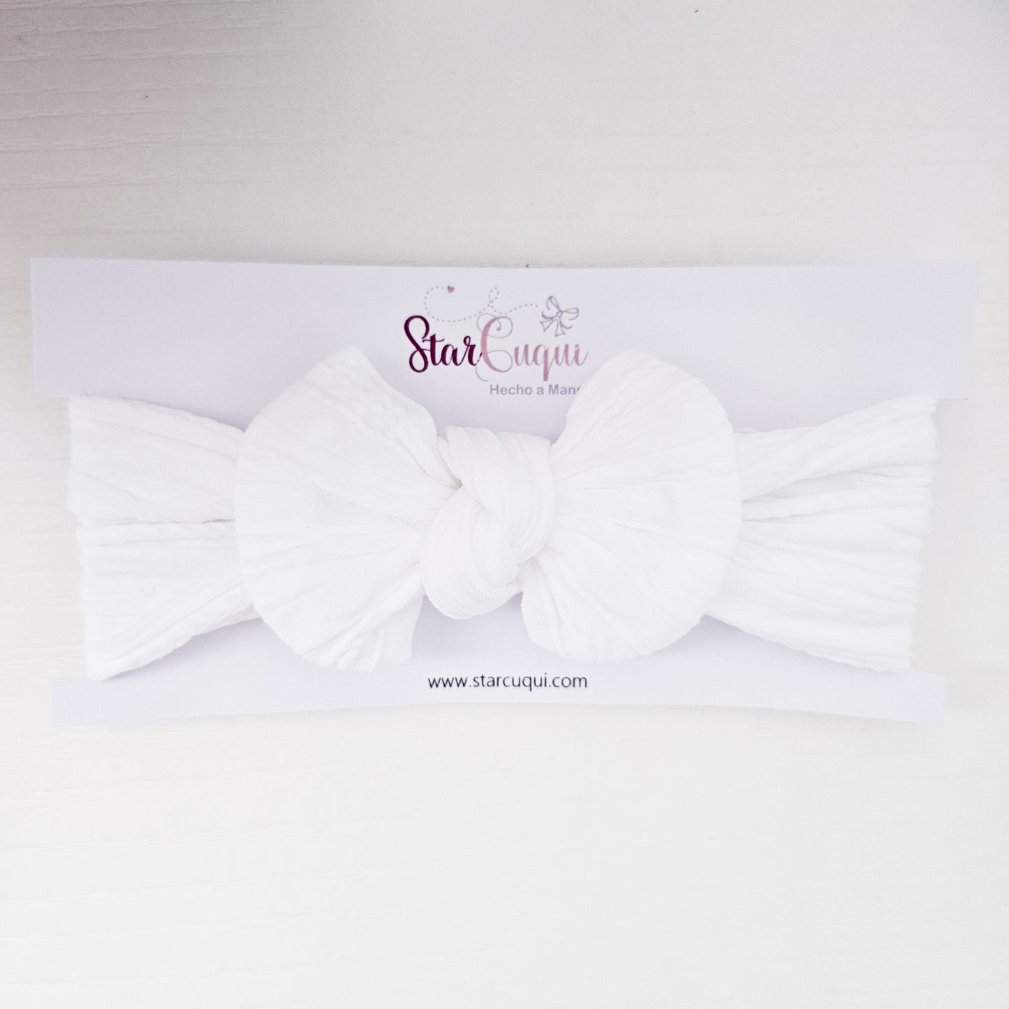 Diadema LAZO Blanco