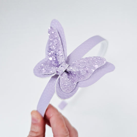Diadema Mariposa DESTELLOS DE PRIMAVERA violeta