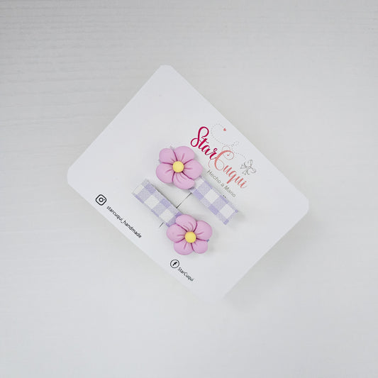 Pack Pinza PASEO DE PRIMAVERA violeta