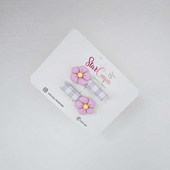 Pack Pinza PASEO DE PRIMAVERA violeta
