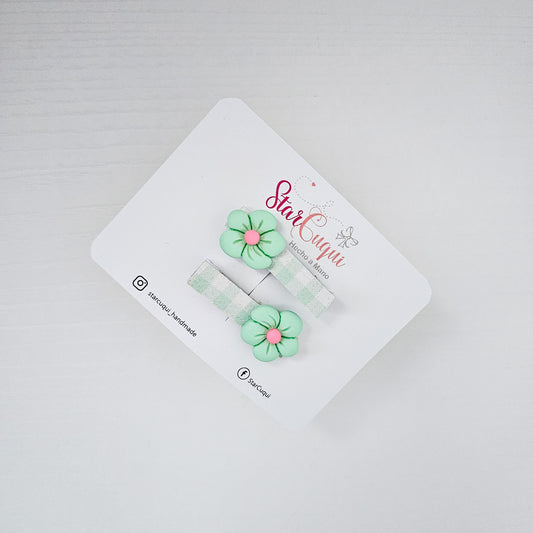 Pack Pinza PASEO DE PRIMAVERA menta