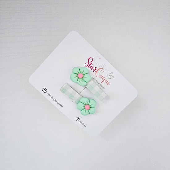 Pack Pinza PASEO DE PRIMAVERA menta