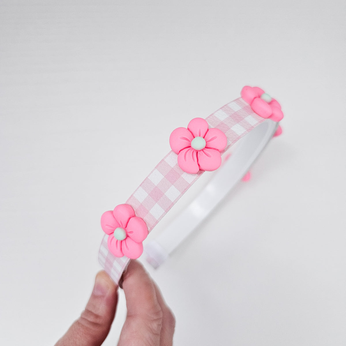 Diadema PASEO DE PRIMAVERA rosa