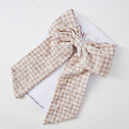 JARDÍN BORDADO VENECIA beige