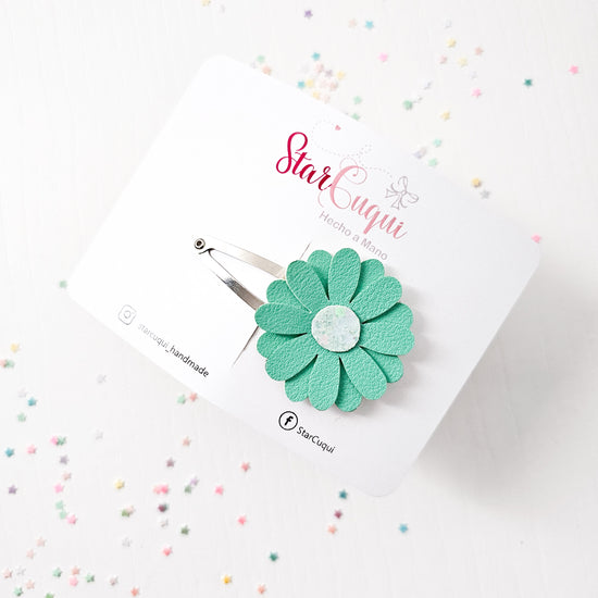 Clip Flor menta