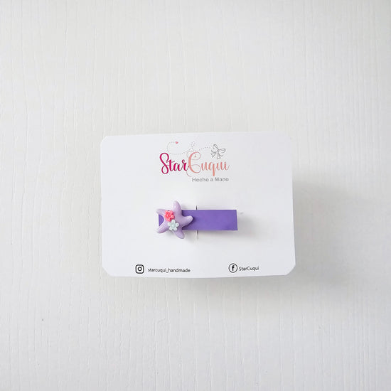 Pinza estrella violeta