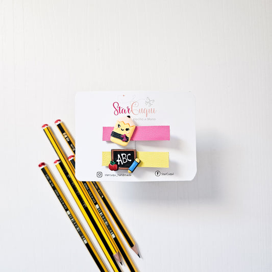 PACK Pinza VC rosa/amarilla
