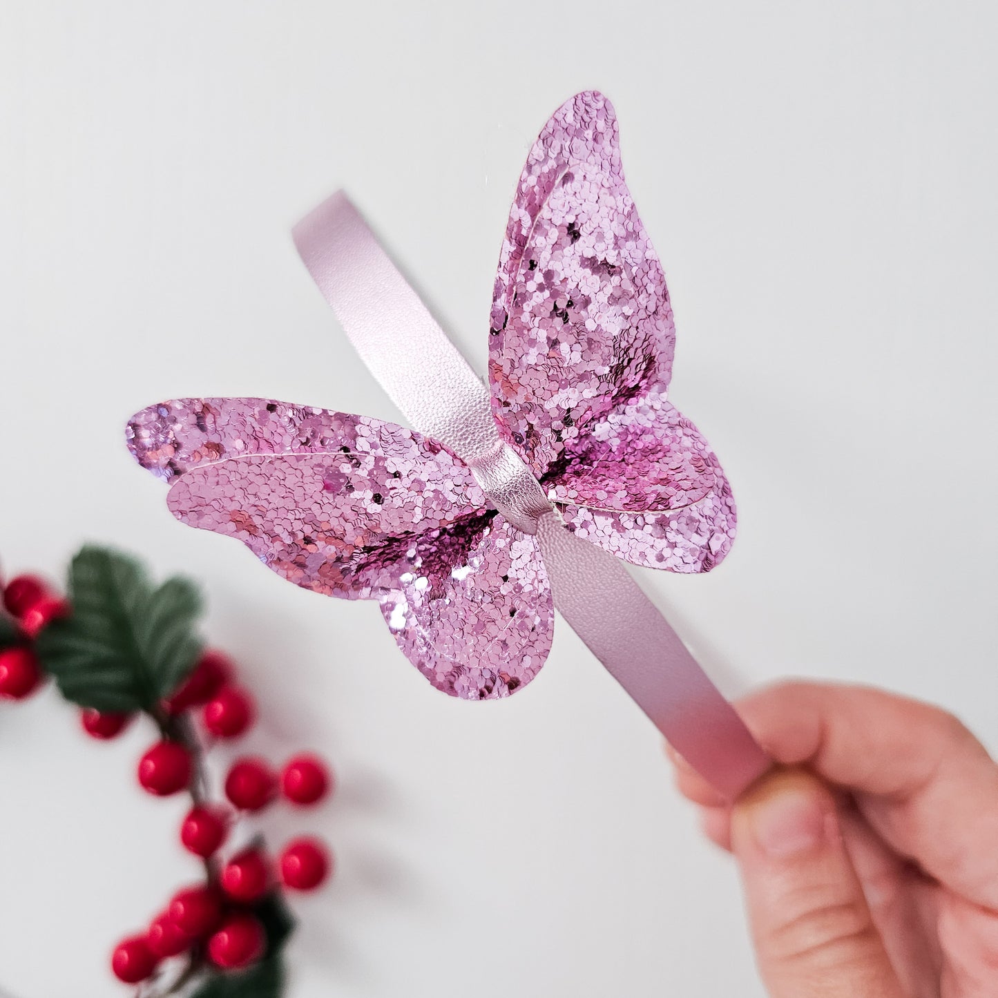 Diadema Mariposa Dulce navidad