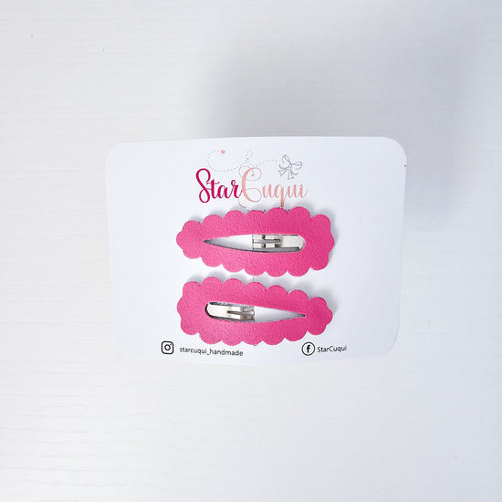 PACK Clip Polipiel rosa