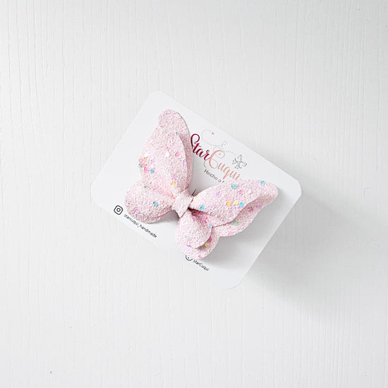Mariposa Confeti rosa