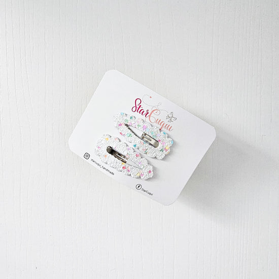 PACK Clip Confeti blanco
