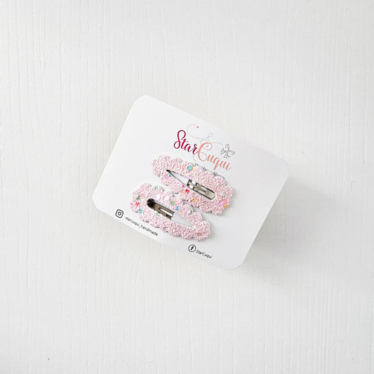 PACK Clip Confeti rosa