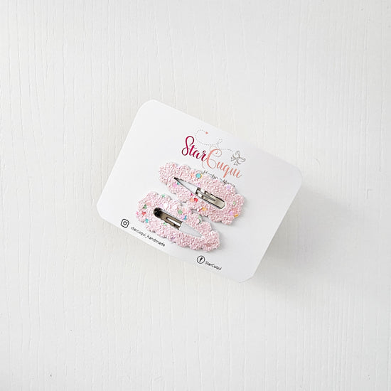 PACK Clip Confeti rosa