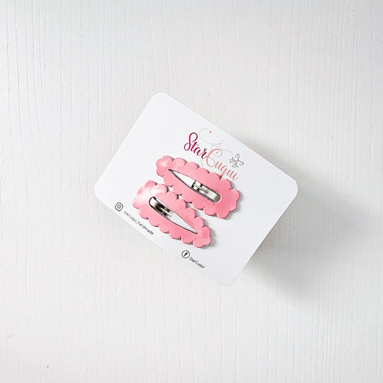 PACK Clip Charol rosa