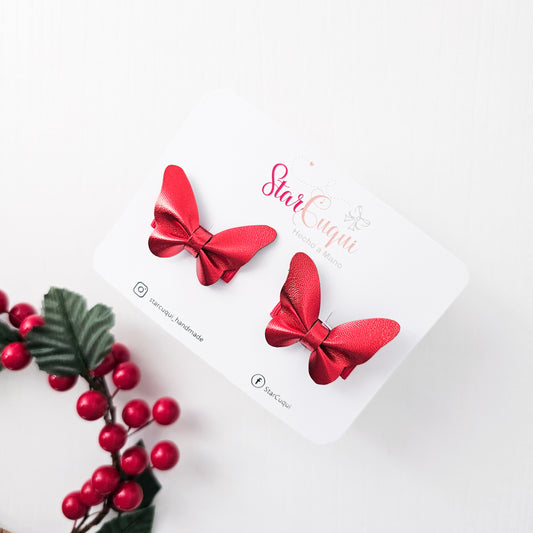 PACK Mariposa Corazón rojo