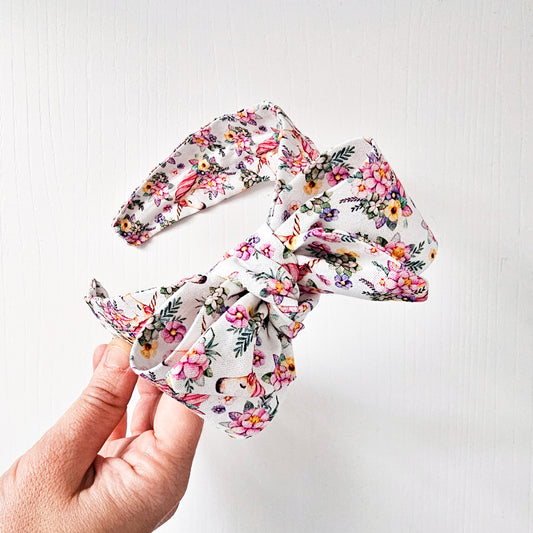 Diadema Tela unicornio
