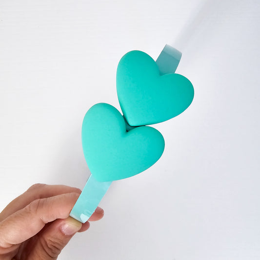 Diadema Corazón menta