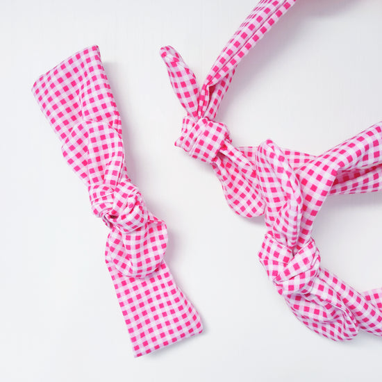 Bandana vichy fuscia